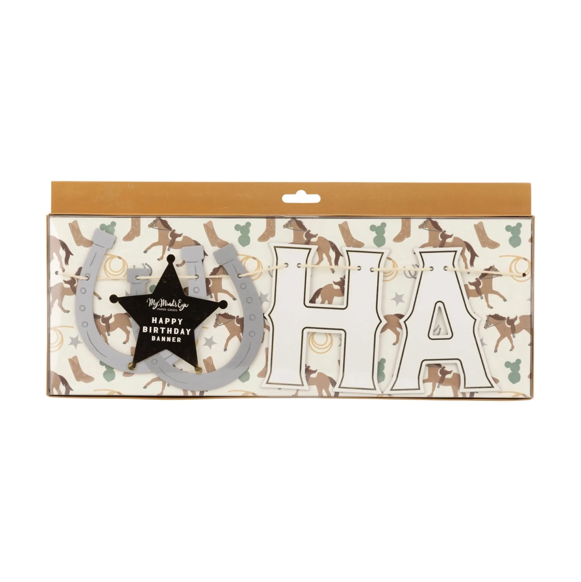 Western Happy Birthday Banner 5.5ft