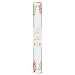 Whimsical Christmas Tree Paper Table Runner 25ft