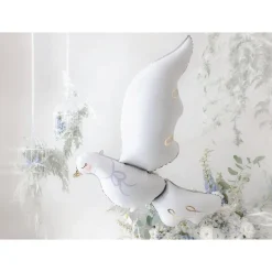 White Dove Foil Balloon 39in