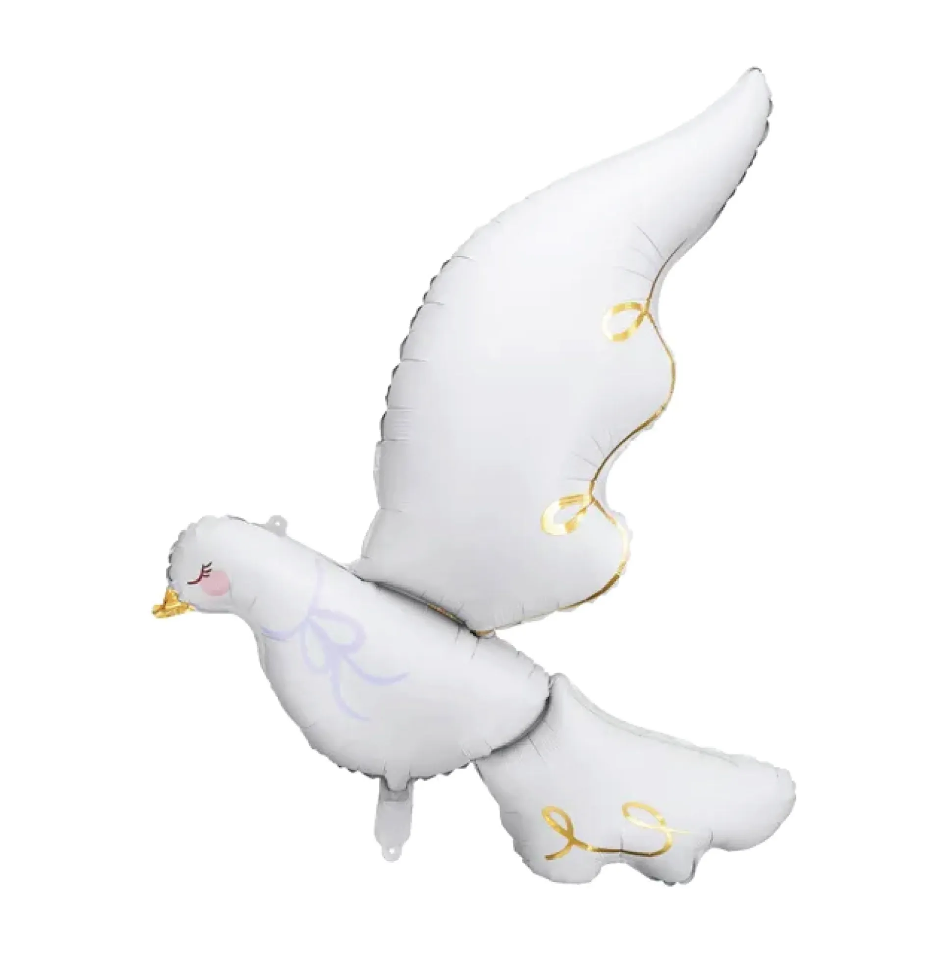 White Dove Foil Balloon 39in