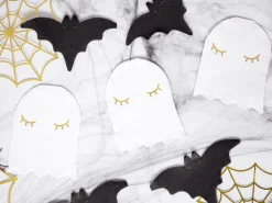 White Ghost Dessert Napkins 20ct