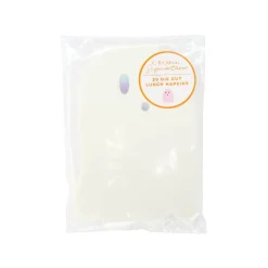 White & Iridescent Ghost Dessert Napkins 20ct