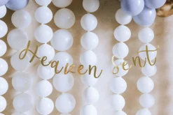 White Linking Latex Balloons 20ct