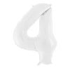34" White Number Balloon 0-9