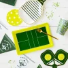 White Pickleball Paddle Dessert Plates 8ct