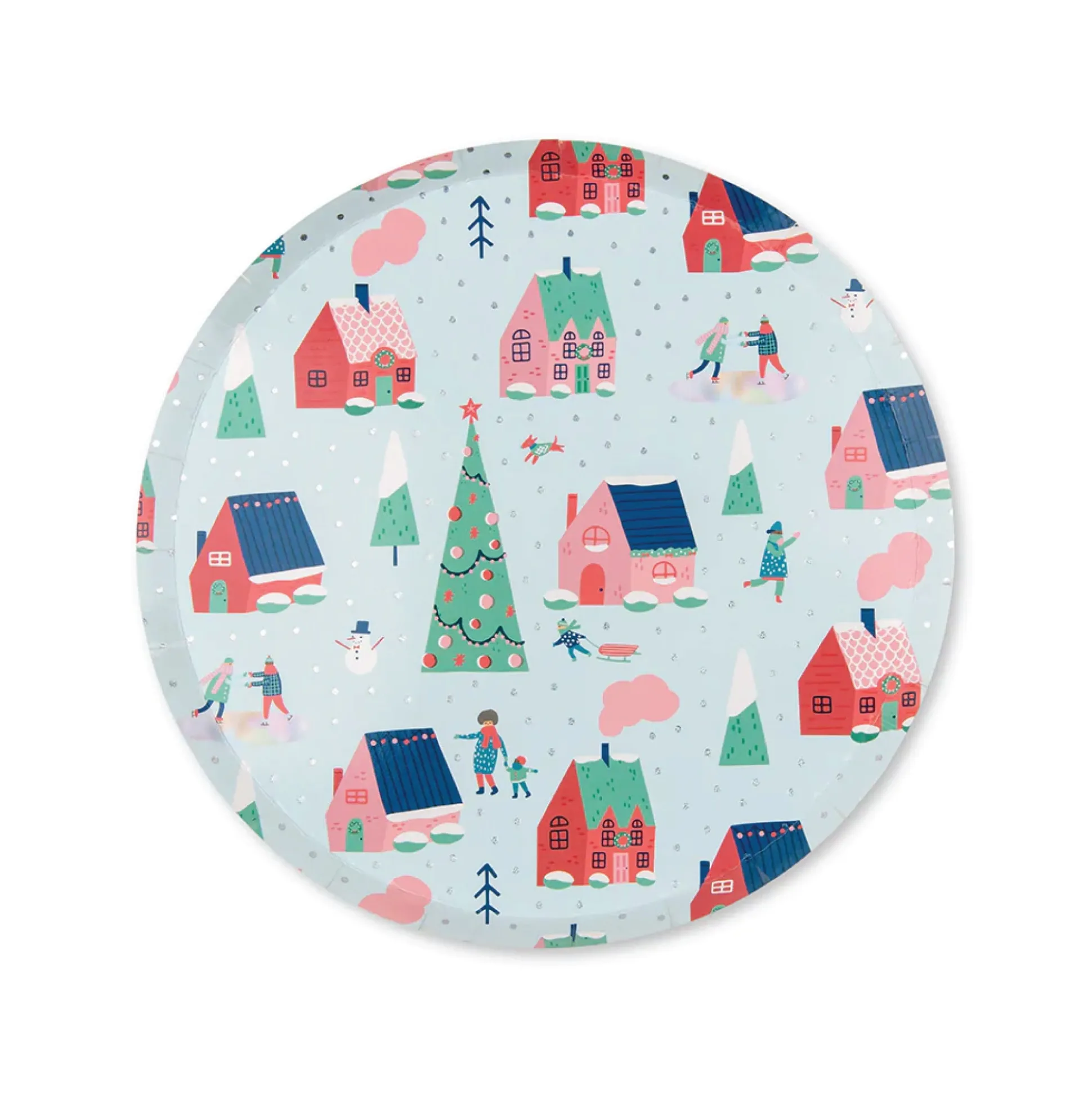 Winter Wonderland Dessert Plates 8ct