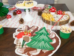 Wooden Pine Cone Napkin Tags 8ct