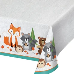 Woodland Animals Plastic Table Cover