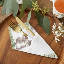 Woodland Baby Shower Lunch Napkins 30ct