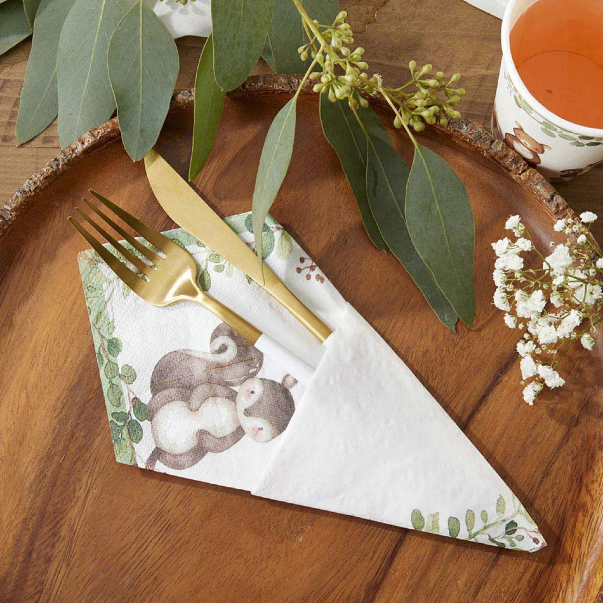 Woodland Baby Shower Lunch Napkins 30ct