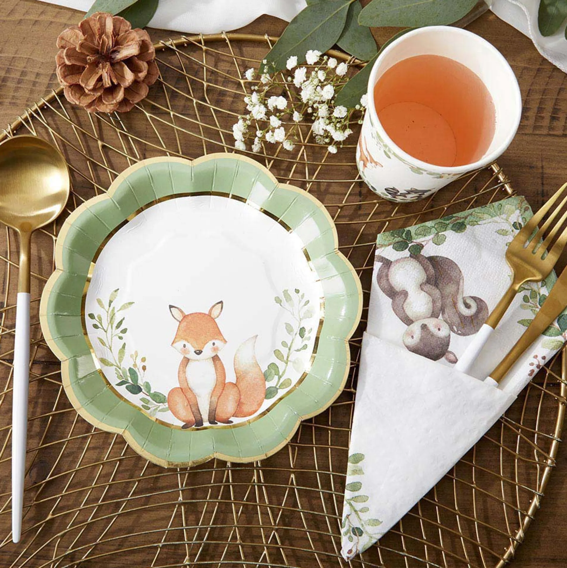 Woodland Baby Shower Lunch Napkins 30ct