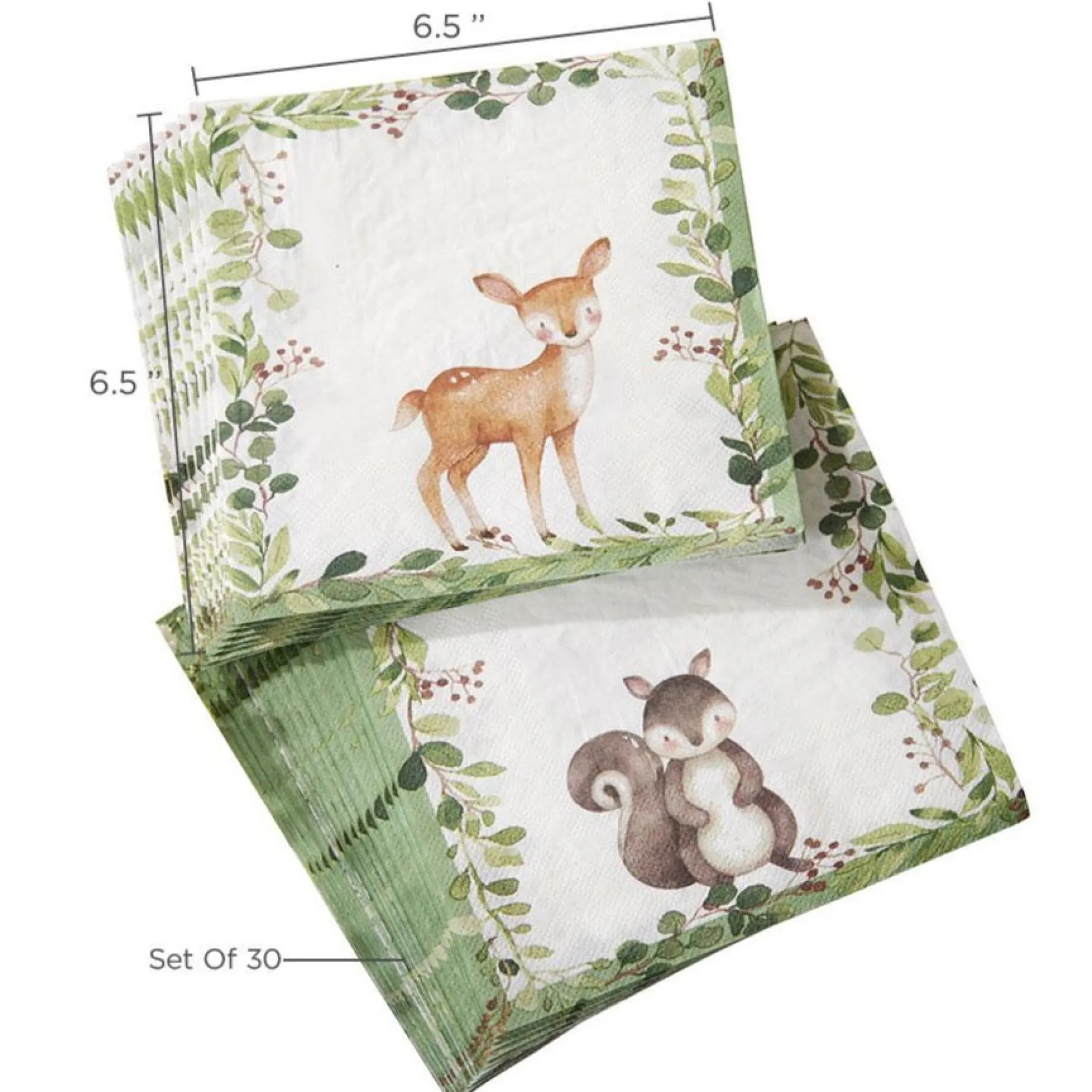 Woodland Baby Shower Lunch Napkins 30ct