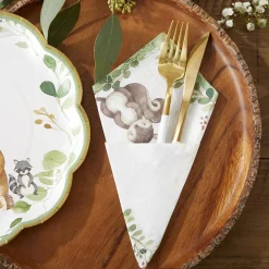 Woodland Baby Shower Lunch Napkins 30ct