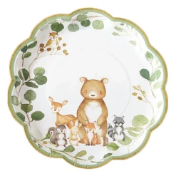 Woodland Baby Shower Lunch Plates 16ct