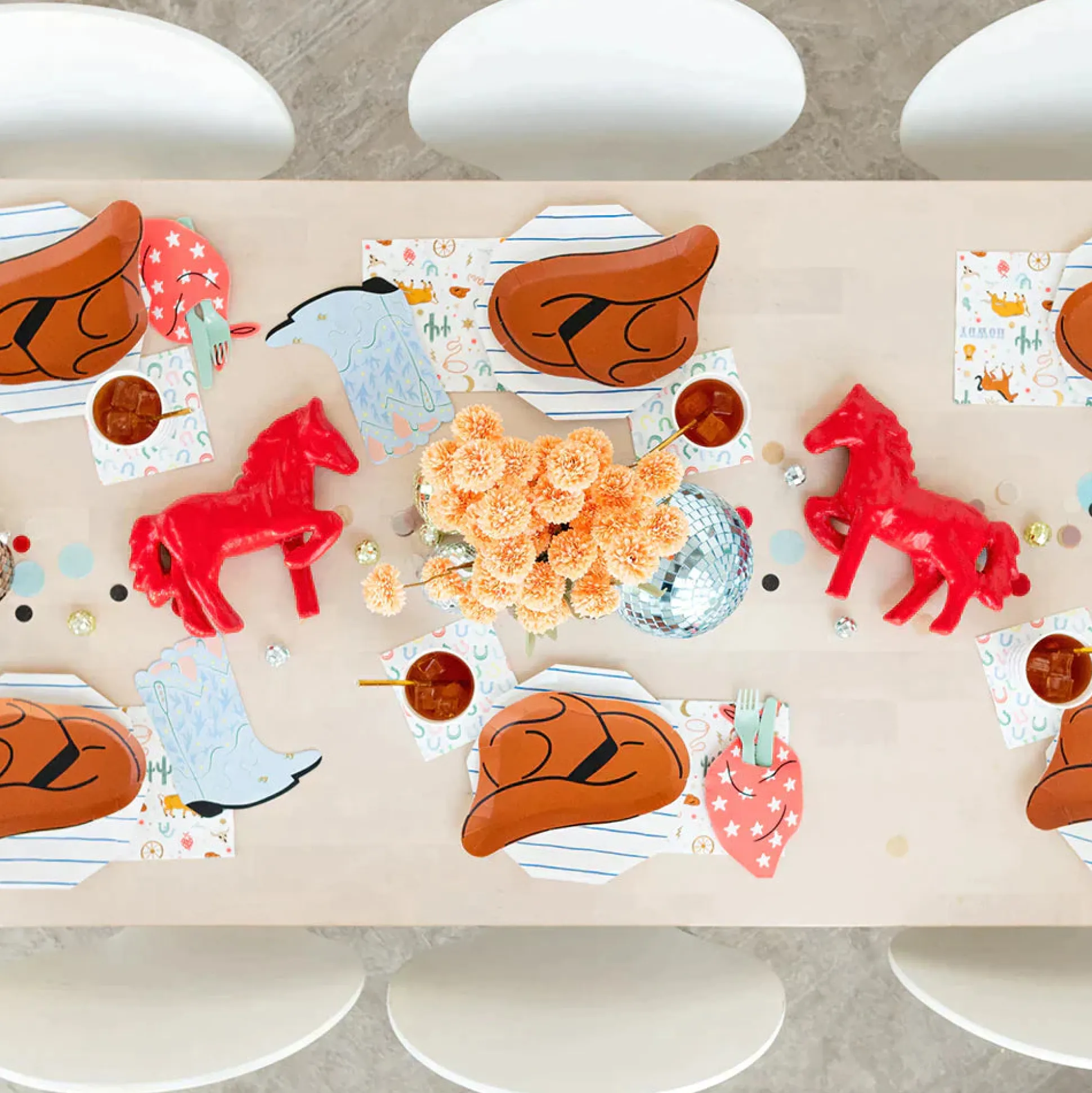 Yeehaw Cowboy Boots Lunch Napkins 16ct