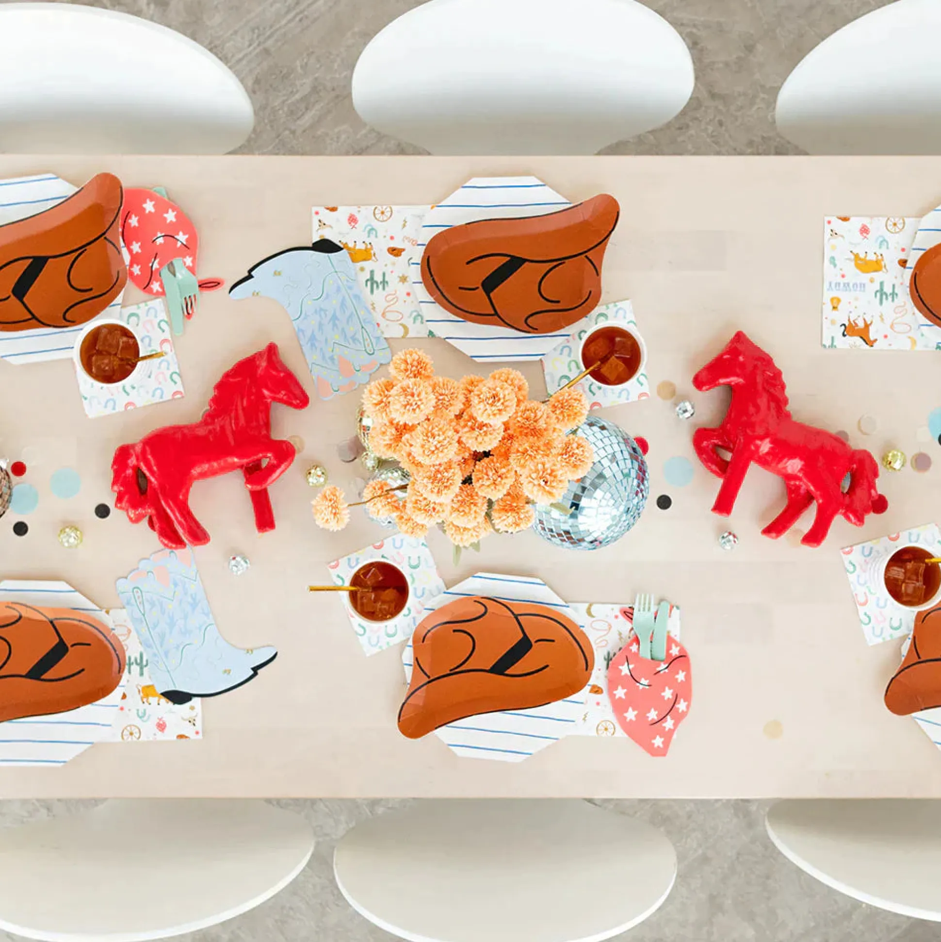 Yeehaw Horseshoe Dessert Napkins 16ct