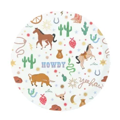 Yeehaw Western Dessert Plates 8ct