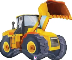 Yellow Construction Loader Balloon 33in