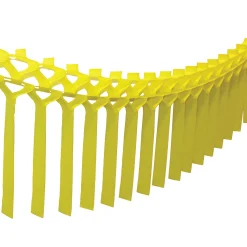 Yellow Tissue Paper Streamer Garland 12ft