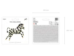 Zebra Foil Balloon 39in